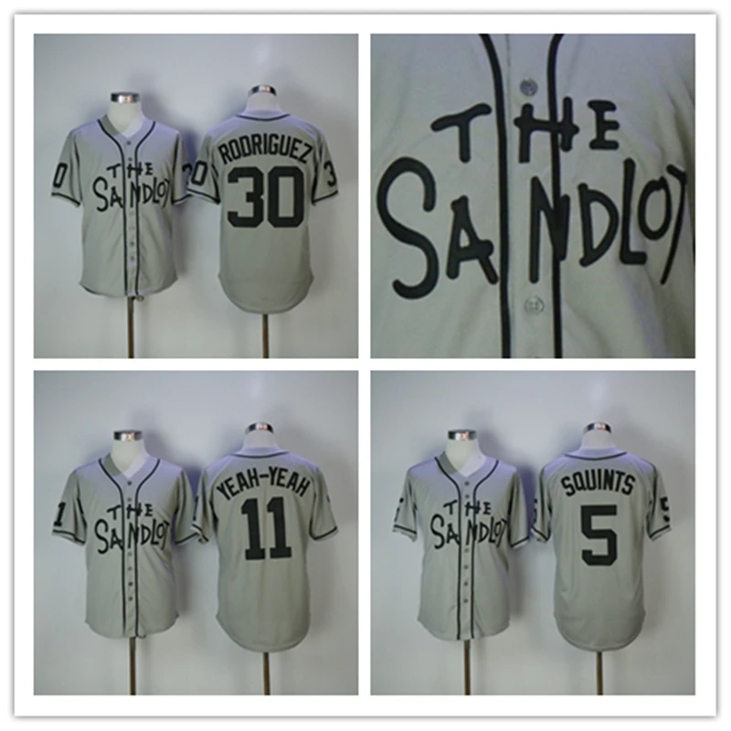 

The Sandlot Benny 'The Jet' Rodriguez 30 Baseball Jersey Michael 'Squints' Palledorous 5 Alan 'Yeah-Yeah' McClennan 11 Jersey