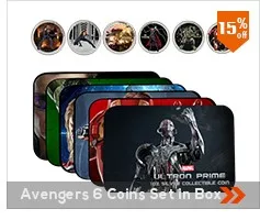 3 1oz marvel avengers coins set