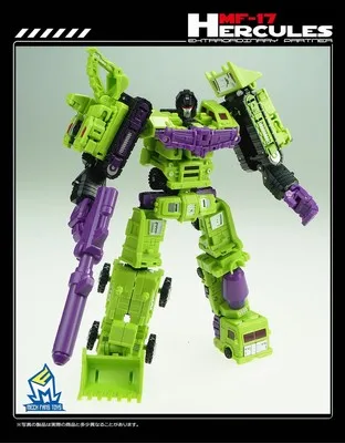 Трансформация циклона predaking WaveSound скорой помощи Sixshot брутикус вентиляторы игрушки MFT MF3 Shockwave MFT MF0 Megotroun Фигурки игрушки - Цвет: hercules 20cm