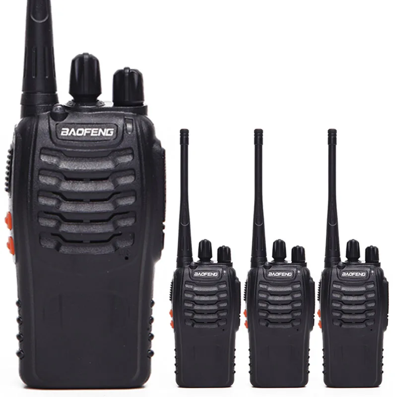 4 шт. Baofeng BF-888S двухканальные рации 5 Вт 16CH UHF 400-470 МГц двухстороннее Радио BF 888 s частота портативный CB радиокоммуникатор BF 888 S