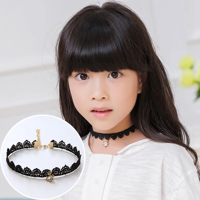 Children Necklace Girl Choker Clavicle Necklace For Children Ornament
