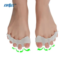 1 пара пальцев, накладывающаяся на пальцы, разделитель пальцев при вальгусной деформации, для йоги, первой необходимости, для восстановления ног, корректирующая ортопедика