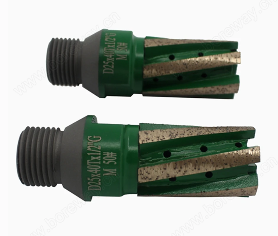 CNC Diamond finger Milling Cutter Bit With Strengthen Bottom For Marble 50# D2540T12G (5)