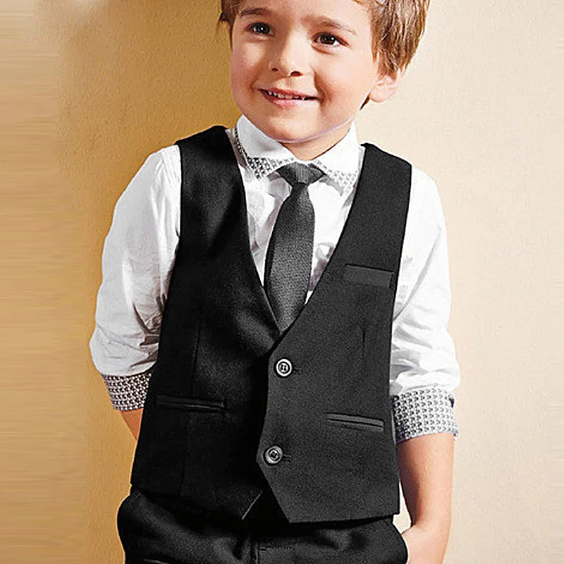 Fashion School Boys Children Kids Baby Wedding Solid Colour Elastic Tie Necktie kids necktie