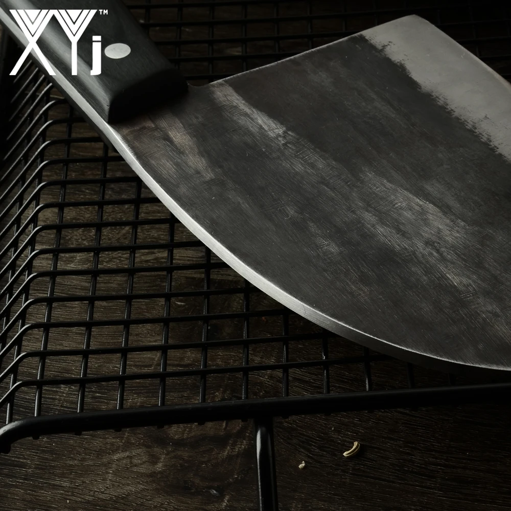 Skup XYj ręcznie kute chiński rzeźnik kuchenny nóż kości Chopper Full Tang uchwyt stal wysokowęglowa noże szefa kuchni darmowe prezenty obejmuje