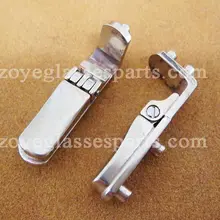 Запатентованная самая сильная стабильная пружинная петля для пластиковой деревянной оправы для очков, двойная пружинная петля для очков TSH-60