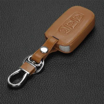 Custodia in pelle Keyforkess per KIA K2 K5 Sportage Sorento Hyundai Elantra Genesis Sonata Equus IX35 custodia in pelle a 3 pulsanti - Custodia in pelle jingyuqin per KIA K2 K5 Sportage Sorento Hyundai Elantra Genesis Sonata Equus