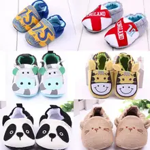 Новинка; сезон осень-весна; мягкая Нескользящая детская обувь для маленьких мальчиков и девочек 0-12 месяцев с рисунками животных; 12 см