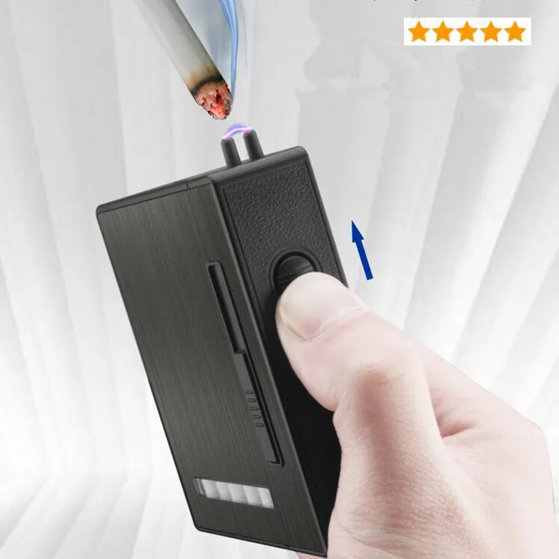 Новинка USB Зажигалка и чехол для прикуривателя зарядка плазменная курения