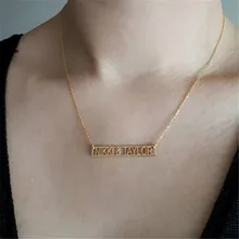 Collier femme 2019 custom Roman numerals gold necklace vintage date custom jewelry anniversary gift birthday gift Collier femme 2019 custom Roman numerals gold necklace vintage date custom jewelry anniversary gift birthday gift