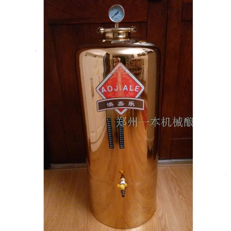 

50L Golden Large Capacity Home Beer Brewing Device/ Brewing Equipment Fermenter Moonshine Distiller Make Good Quality Beer