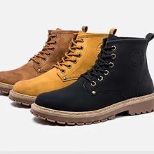 Мужские новые рабочие ботинки, дикие ботинки martin, уличные ботинки, без стальных головок стальная подошва