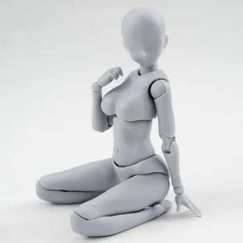 

2018 Edition High Quality BODY KUN Takarai Rihito / BODY CHAN BJD Gray Color Ver. PVC Action Figure Collectible Model Toy