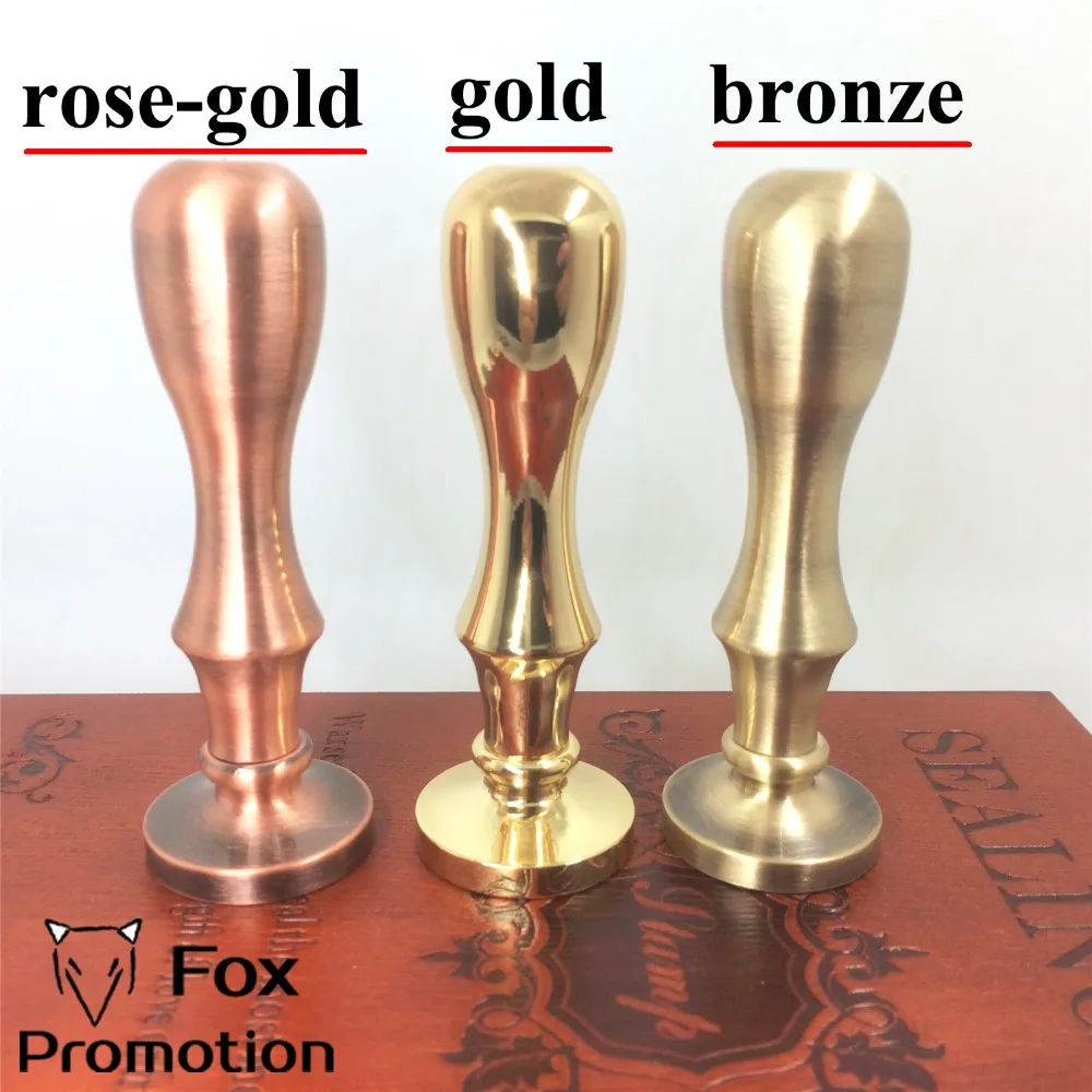 Beste Aanpassen Wax Stempel met Uw Logo, Gecoat Messing Handvat Stempel DIY Oude Seal Retro Stempel, Gepersonaliseerde Lakzegel custom design