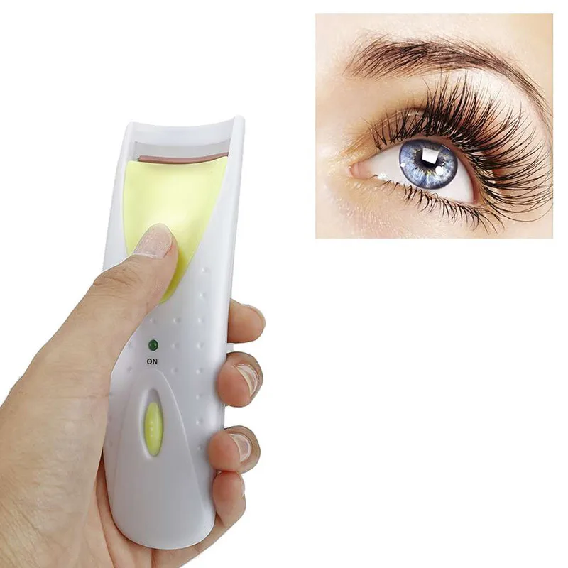 

INS Hot SELL Electric Automatic Long Lasting Heated Eyelash Eye Lashes Curler easy makeup tools P# dropshipping