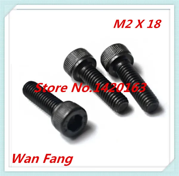 

100pcs DIN912 Grade12.9 M2 x 18 M2*18 hex Socket Head Cap Screw