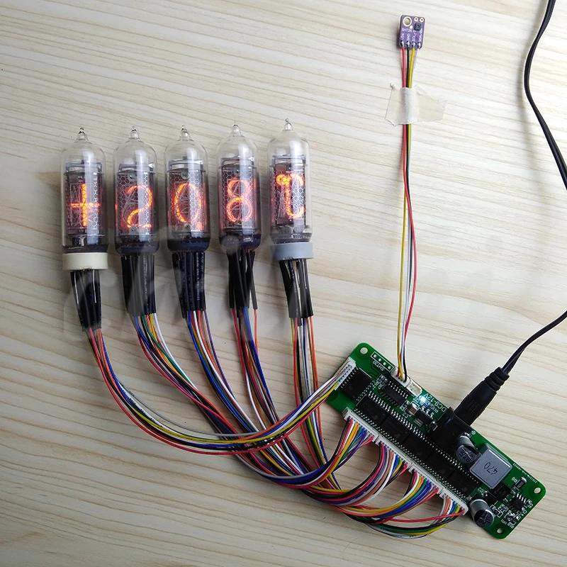 

Glow tube thermometer motherboard control board SHT30 Thermohygrometer IN-14 In-19 display Temperature and humidity