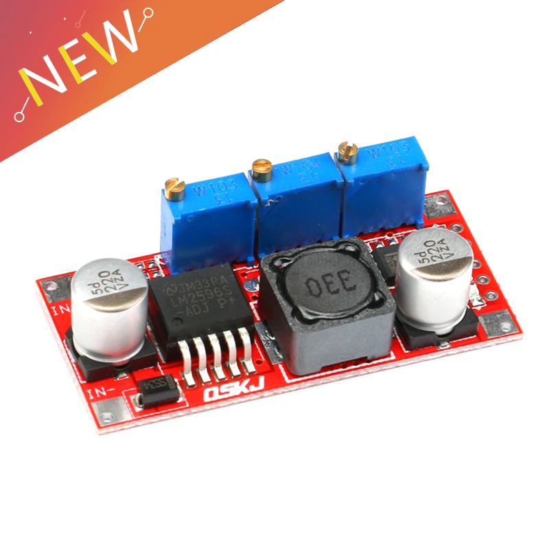 5 шт. LM2596 DC-DC понижающий CC CV модуль питания светодиодный драйвер зарядное устройство Регулируемый LM2596S постоянное напряжение тока