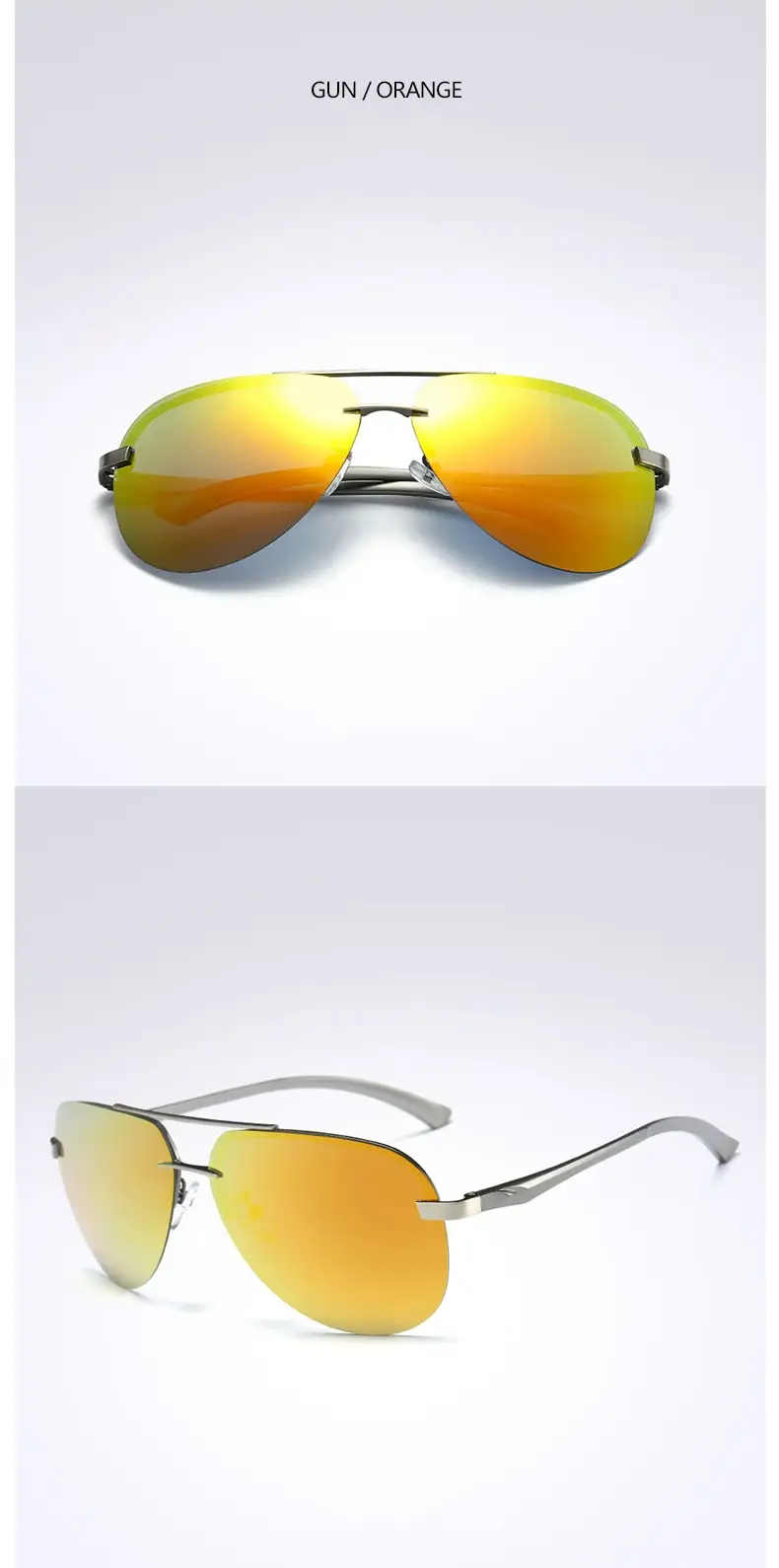 SPLOV Classic Pilot Sunglasses для Для мужчин и Для женщин поляризационные алюминия и магния Весна ноги очки gafas-де-сол UV400 с случае