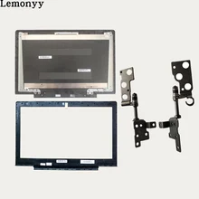 Чехол для lenovo Ideapad 700-15 700-15isk, ЖК-задняя крышка для ноутбука, черный/ЖК-рамка/ЖК-петли, левый и правый комплект