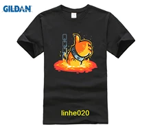 

GILDAN Flevans Super Mario Bros Bowser Funny Print Men's T-Shirts Summer Short Sleeve Men T Shirts Male TShirts