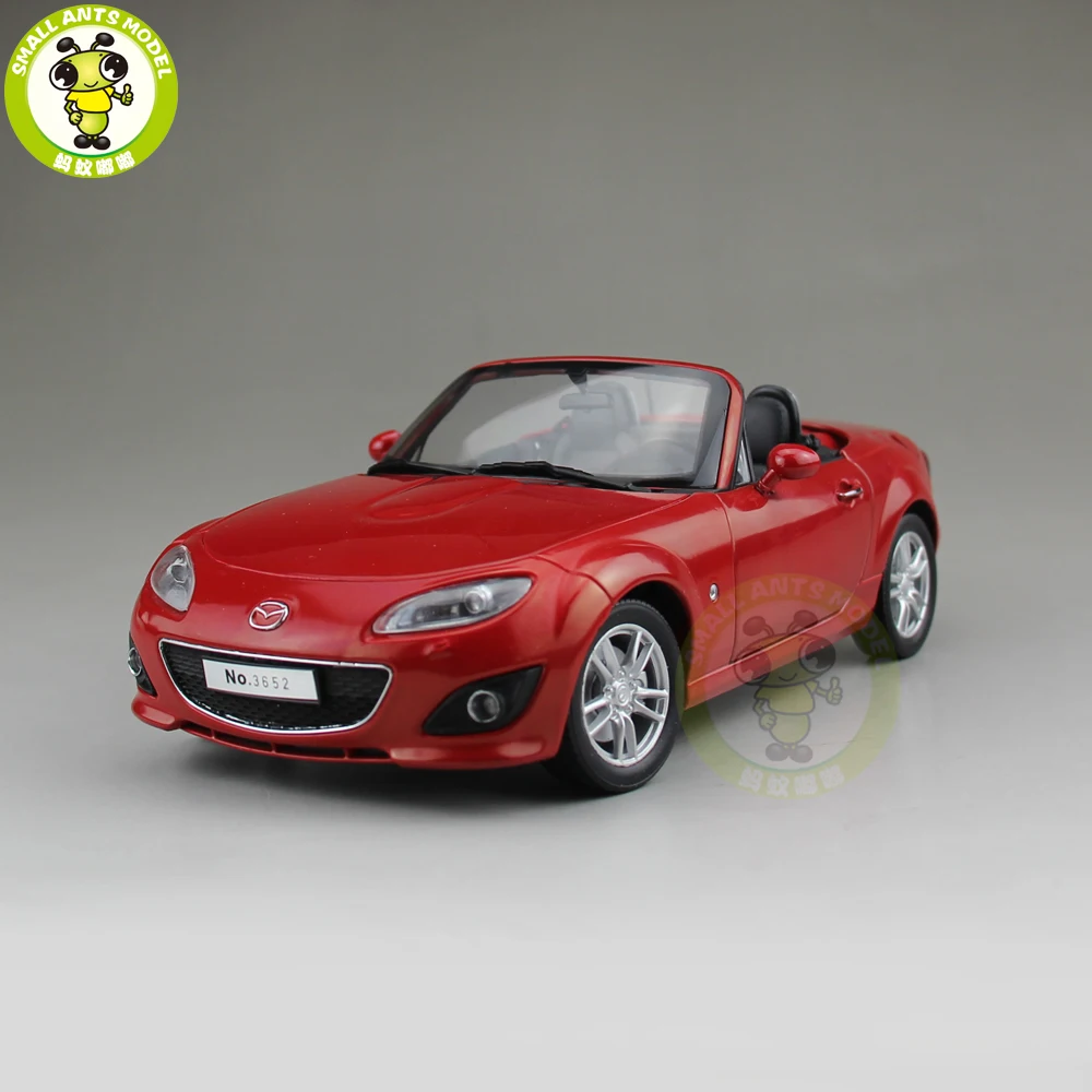 Mazda MX-5 Cabriolet 1:43 Scale Model Car Diecast Gift Toy Vehicle Kids Red 