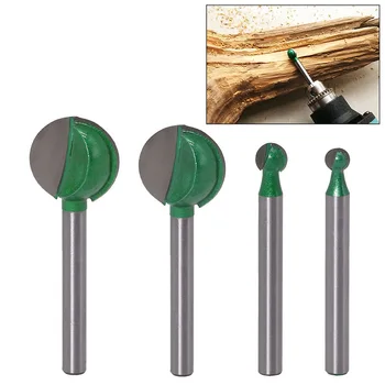 

Ball Cutter Woodworking Shank Router Bits Root Carving Blades Engraving Milling CLH@8