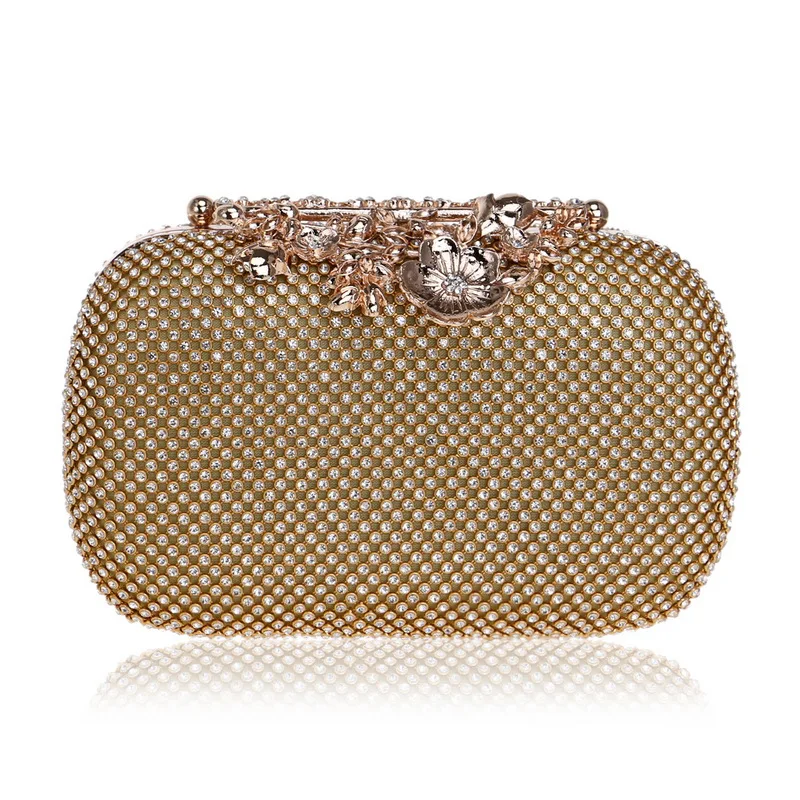 

2018 Beautiful Evening Clutch with Bling and Shinning Rhinestone for Wedding and Party, Chain Bag
