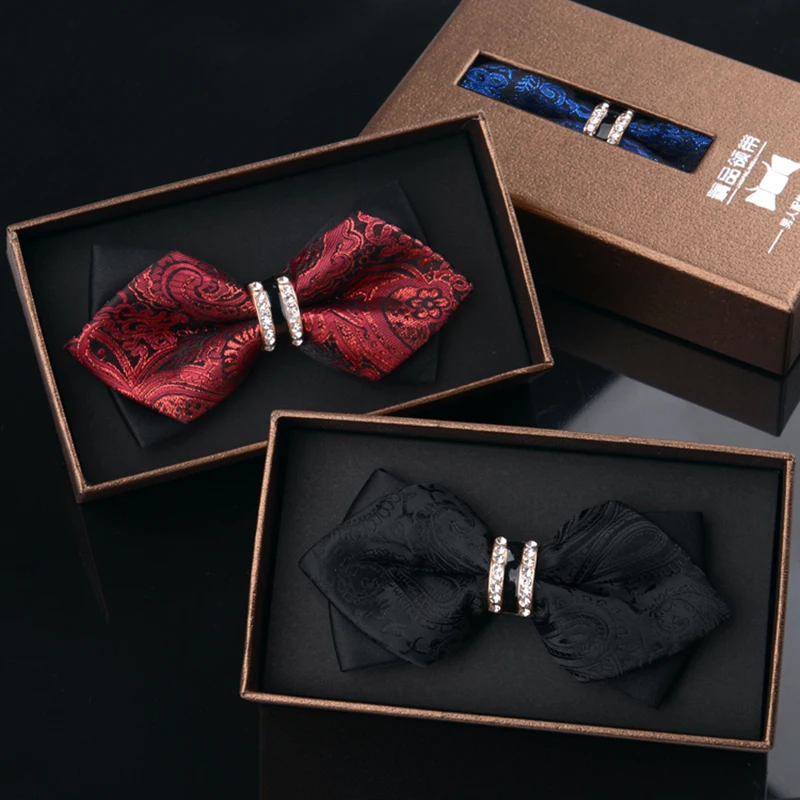 

2018 Novelty Unisex Classic Fashion Wedding Party Feast Fancy Adjustable Bowtie Necktie Bow Tie men gravata corbatas