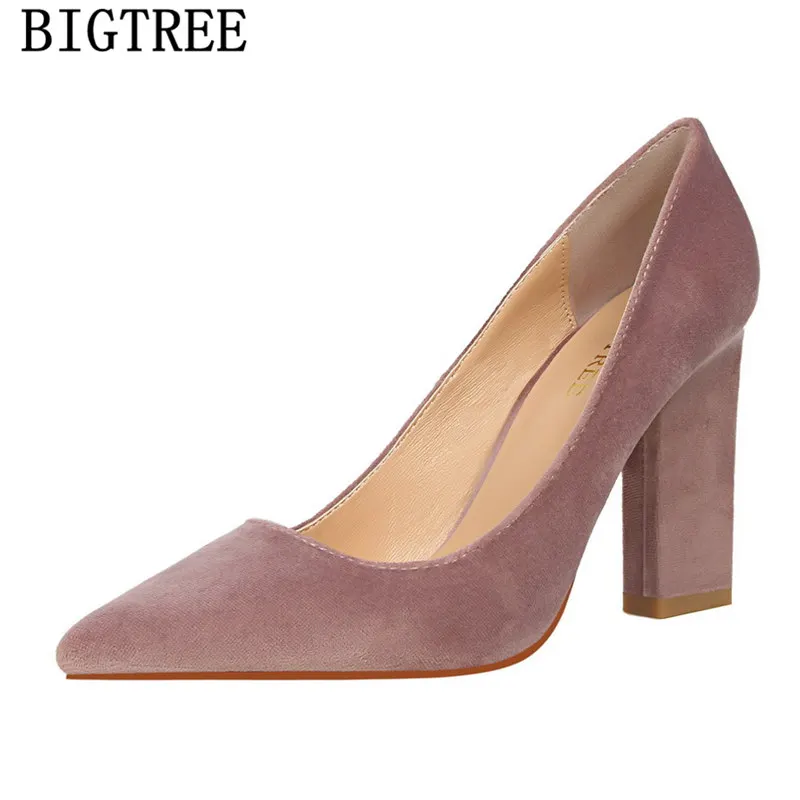 thick heel elegant shoes women pumps fetish high heels bigtree shoes black heels green shoes for women wedding heels ayakkabi thick heel elegant shoes women pumps fetish high heels bigtree shoes black heels green shoes for women wedding heels ayakkabi