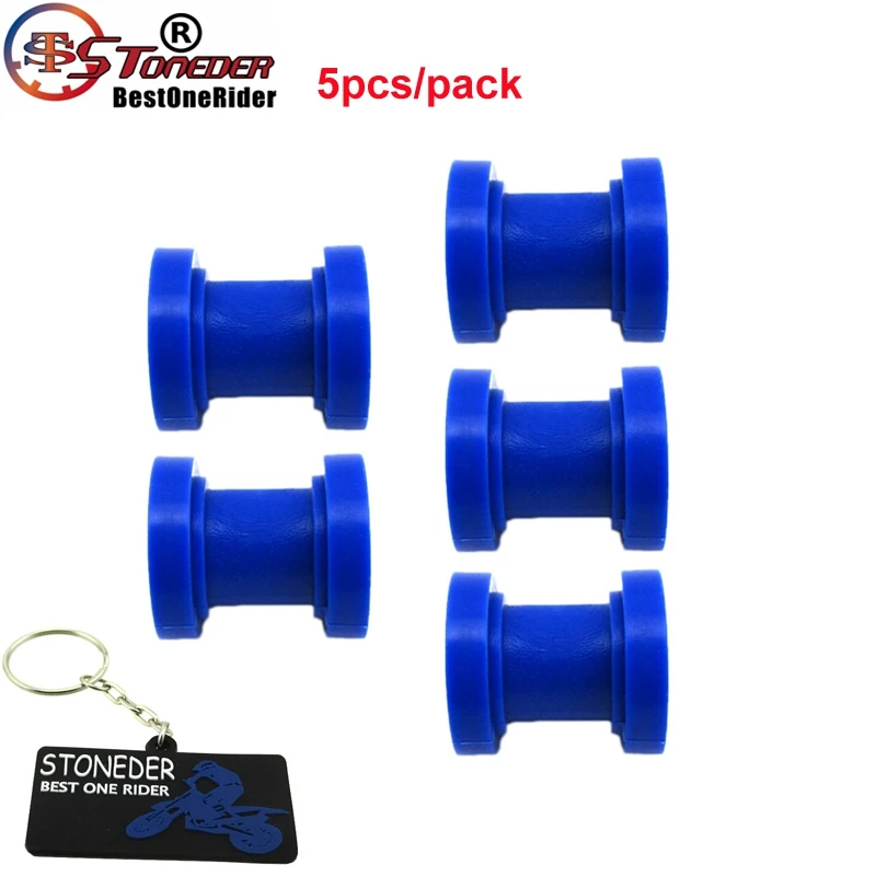 STONEDER 5x 10mm Blue Rubber Chain Roller For 50cc - 250cc SSR YCF IMR Apollo Kayo Braaap Piranha DHZ GPX Dirt Bike Motorcycle | Автомобили