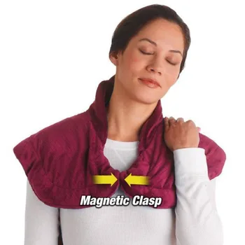 

Flannel Health Relief Wrap Neck Shoulder Back Muscles Pain Relief Massage Pad
