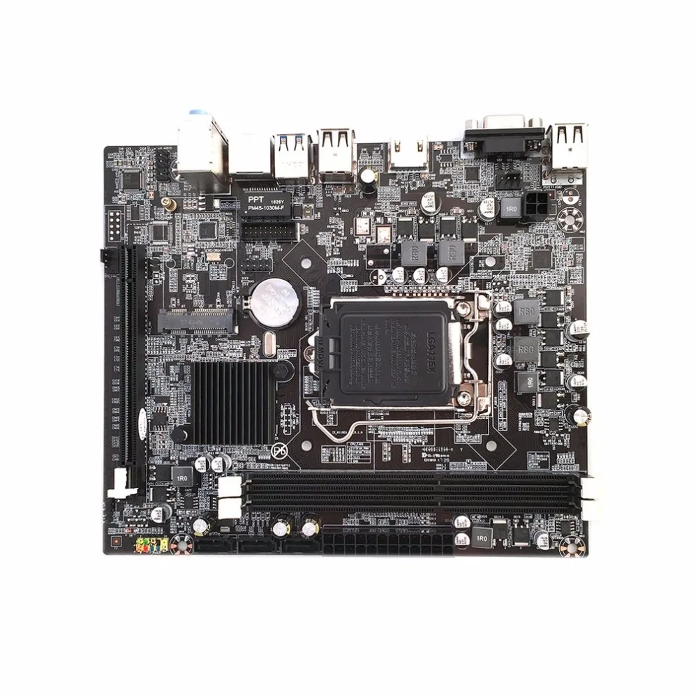 

H110 Desktop PC Board Motherboard LGA1151 Support 16 Graphics Card DDR3 Upgrade USB3.0 VGA System Main Board