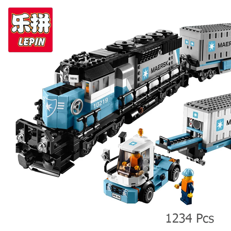 

LEPIN 21006 Technic Series Train Model Building Kits Blocks Bricks Children Toys Gift Compatible with Lego 10219
