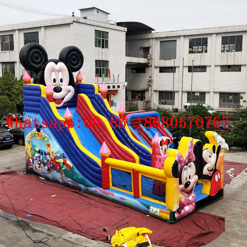 

(China Guangzhou) Factory direct inflatable slide / castle / trampoline / pool slide YLY-W59