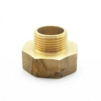 

1-1/2" BSP Female Thread x 1" BSP Male Thread Connection Brass Pipe Fitting Adapter Coupler Connector