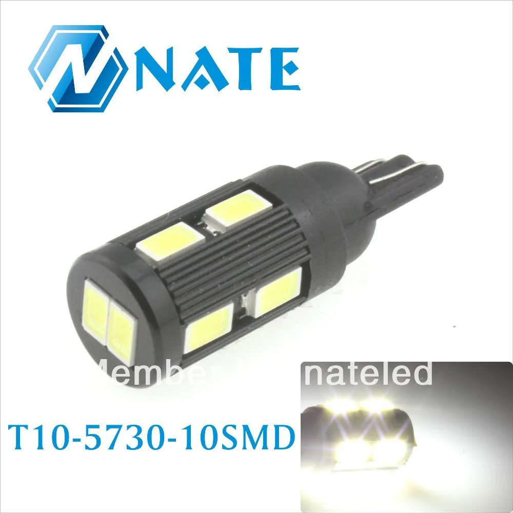 10pcs/bag T10 5w 5630 10SMD Super White High Power Led Car width light reading | Автомобили и мотоциклы