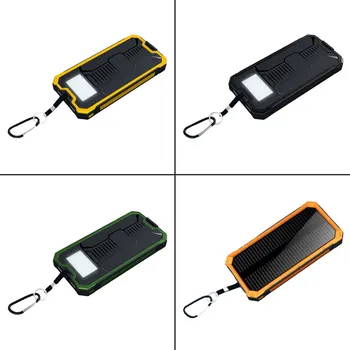 

Real 20000 mAh Solar Power BankDual USB External Waterproof Polymer Battery Charger Outdoor Light Mobile Powerbank New