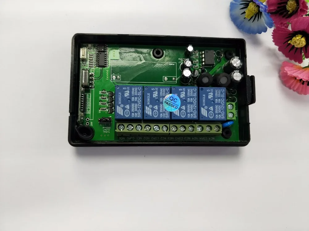 AC 110V 220V 240V RF 4CH Voltage Multi-Function Wireless Remote Control and Receiver Smart home & 8 remote & 1 receiver