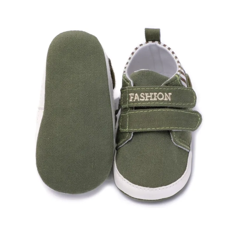 Модные парусиновые туфли для новорожденных мальчиков с закрытым носком; повседневные кроссовки для малышей; обувь для первых шагов