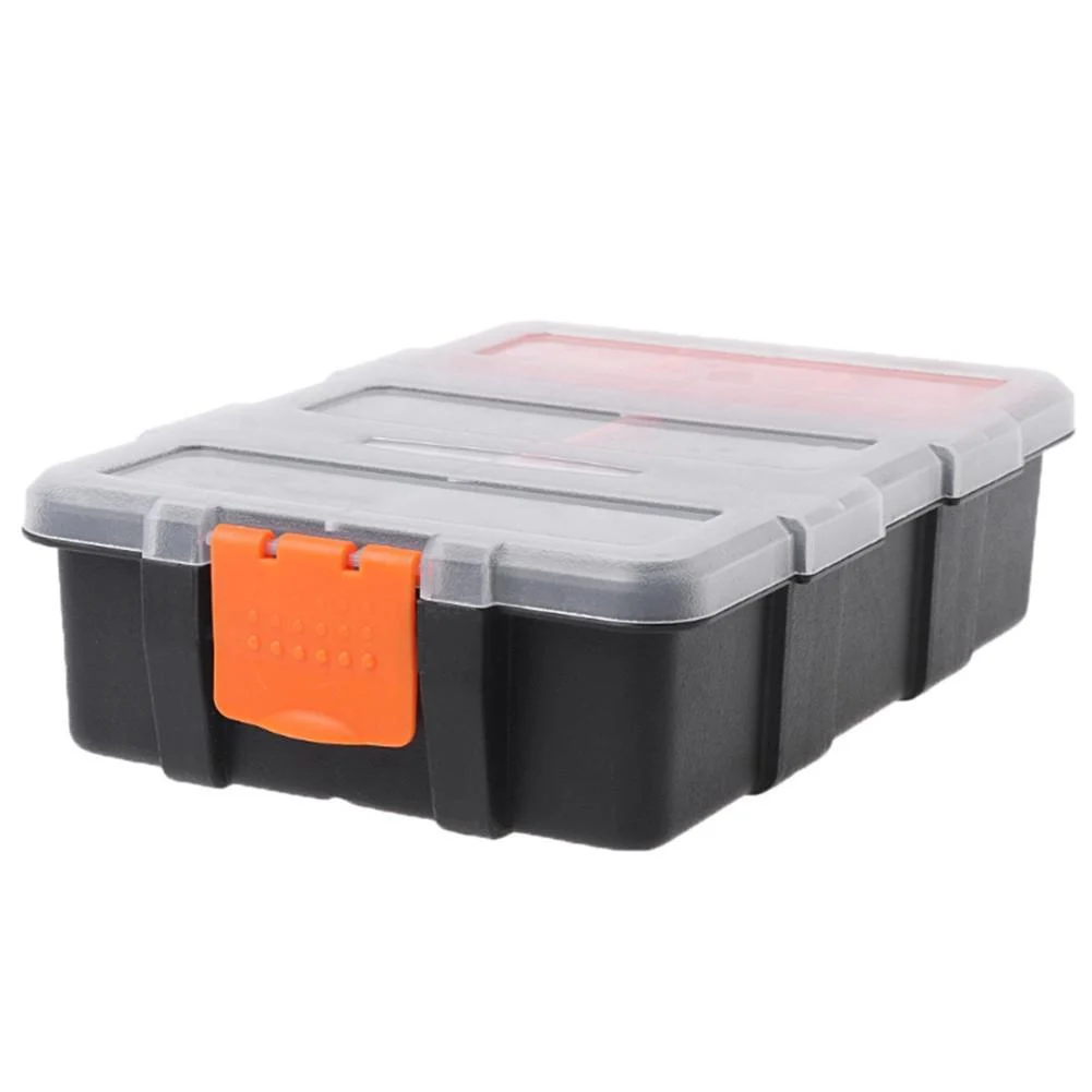 F-156 Portable Plastic Tool Parts Storage Box Suitcase Electrician Tool Box Suitcase Case Holder For Storage Tools