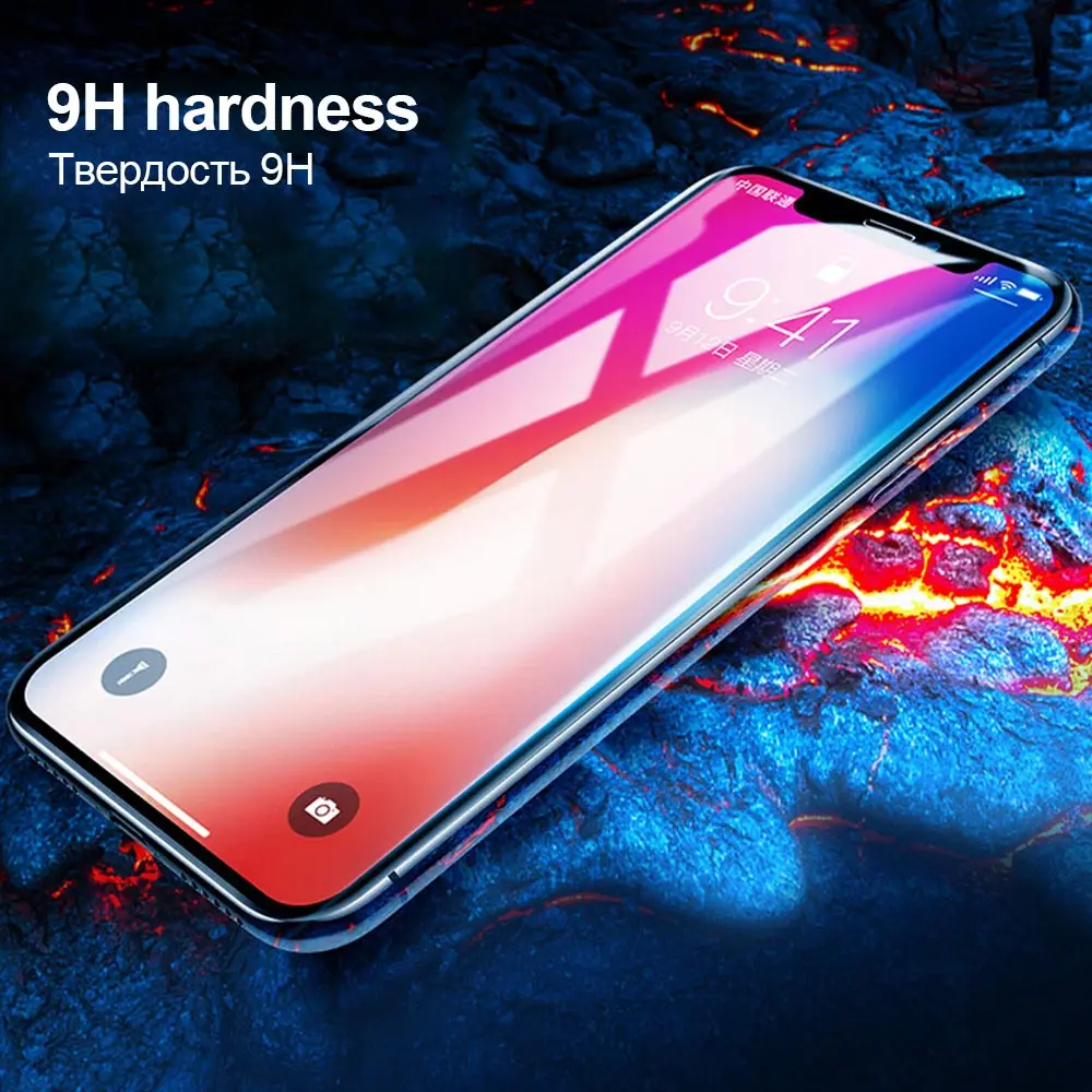 TOMKAS 6D Защитное стекло для iPhone 6 7 закаленное 6S 8 Plus X защитная пленка Edge|Защитные
