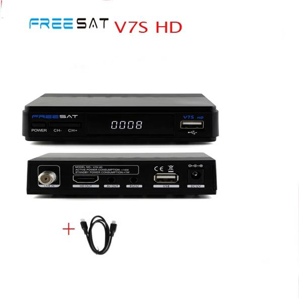 Gtmedia V7S 5 шт Бесплатный комплект V7s HD с USB Wi-Fi DVB-S2 HD Спутниковое ТВ-приемник Поддержка ключ powervu, biss