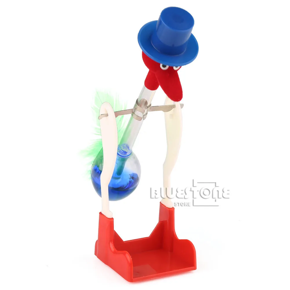 Стеклянная игрушка с надписью Lucky Einstein Happy в ретро стиле|drinking bird|toys noveltiesbob bird |
