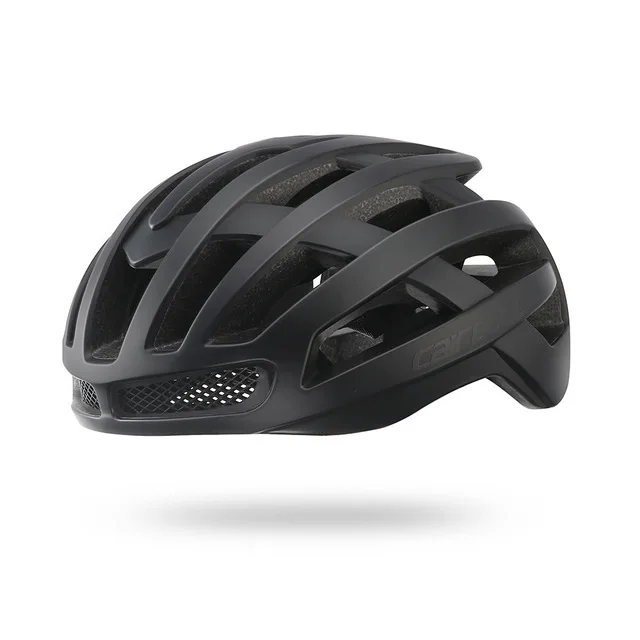 Cairbull развивающие сверхлегкие Casco Ciclismo удобные дышащие MTB дорожный велосипедный шлем для верховой езды скоростной конкурсный безопасный шлем - Цвет: black