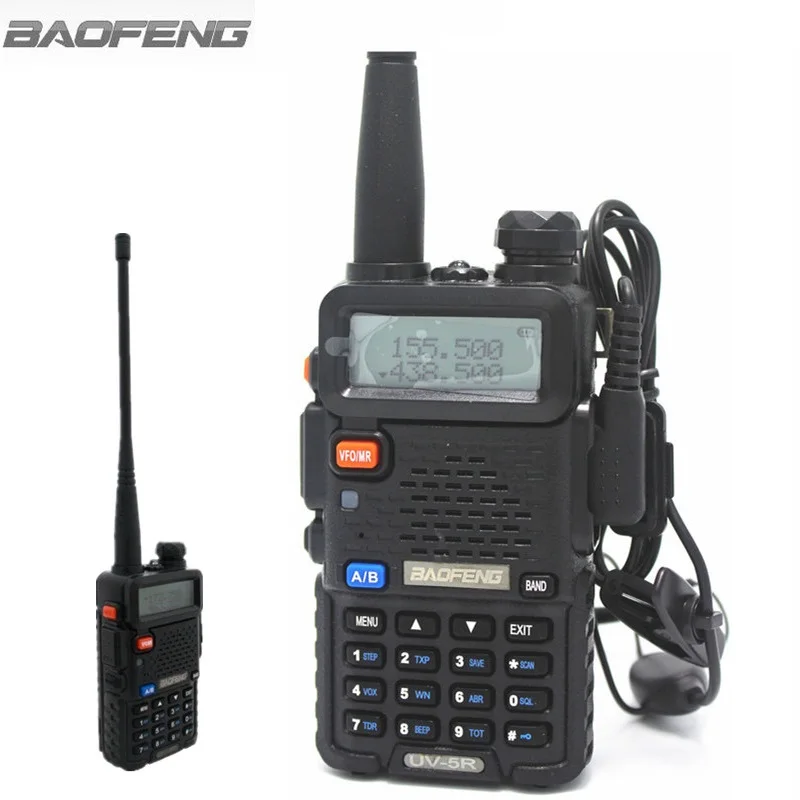 Baofeng двухстороннее радио UV-5R портативная Любительская портативная рация Vhf Uhf Двухдиапазонная радиоприемная рация для охоты Дальнобойщика