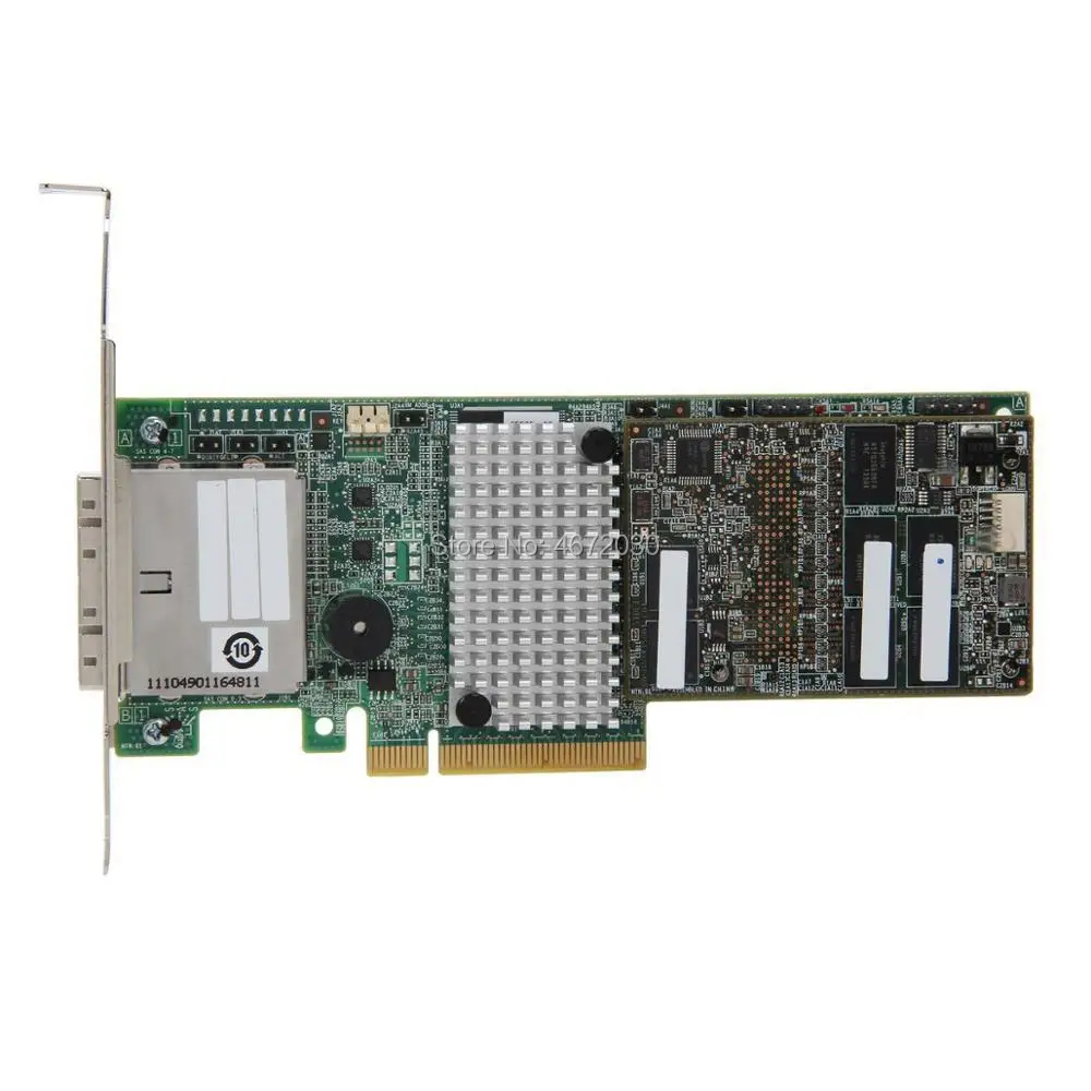 Broadcom Avago LSI MegaRAID 9285CV-8e SGL LSI00298 8 портов 1 ГБ кэш RAID0.1.5.6 SFF8088 6 ГБ PCI-E 2,0X8 карта контроллера