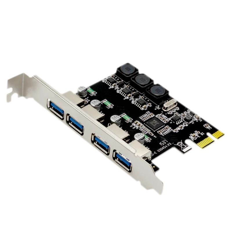 4 puertos Usb 3,0 Pci Express tarjeta de expansión Pcie Pci-E de Host Usb 3,0 controlador de 4 X Usb3.0 Usb 3,0 añadir en tarjetas de expansión de tarjeta 4 puertos Usb 3,0 Pci Express tarjeta de expansión Pcie Pci-E de Host Usb 3,0 controlador de 4 X Usb3.0 Usb 3,0 añadir en tarjetas de expansión de tarjeta