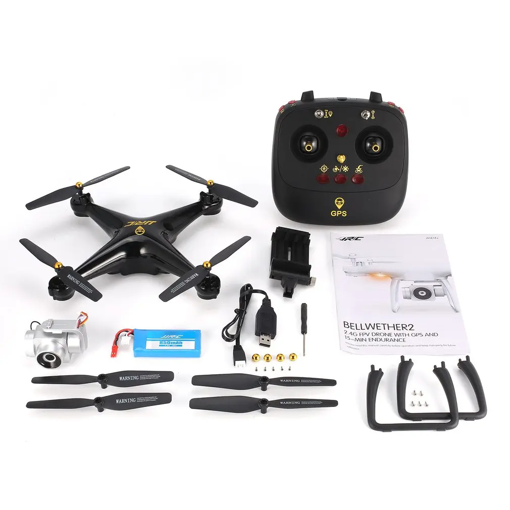 

JRC H68G GPS Drone With 1080P HD 5G Wifi FPV Camera Quadrocopter Selfie Dual Altitude Hold Drone Auto Follow Helicopter RC Model