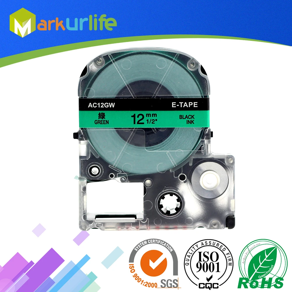 1 шт./Лот кассета лента совместимая с EPSON LW 300 400 600P 700 LC 4WBN9 принтер (12 мм x 8 м черный